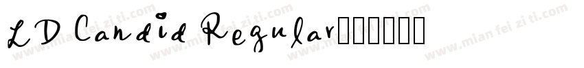 LD Candid Regular字体转换